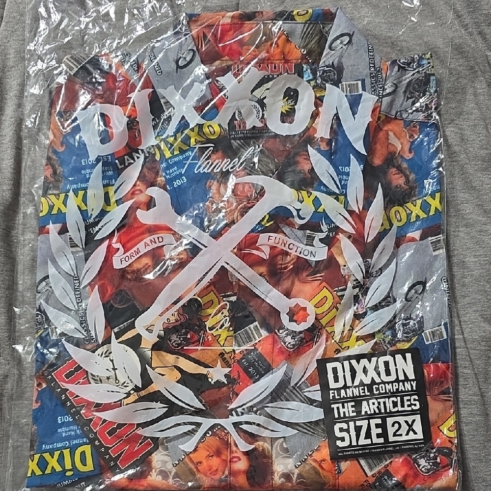 DIXXON Multicolor Graphic Flannel Shirt